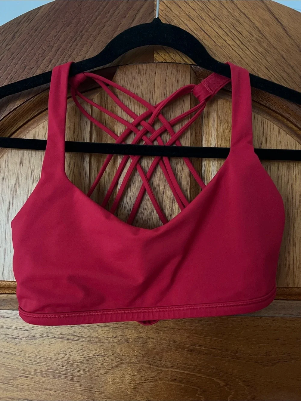 Lululemon Free To Be Wild Bra Size 10 RT $48 Red